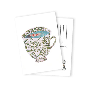 SEA IN CUP POSTCARD