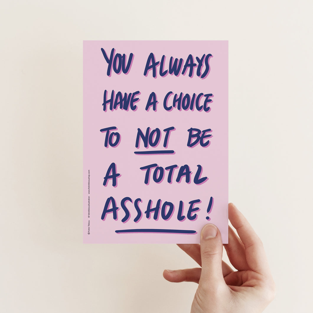 CHOICE POSTCARD