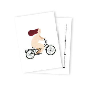 HAPPY BIKER POSTCARD