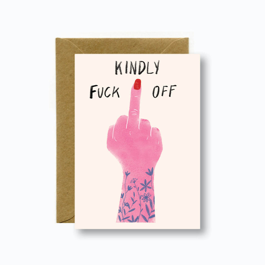 FUCK OFF GREETING CARD