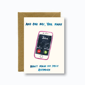 ONE DAY GREETING CARD