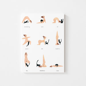 YOGA WITH A CAT NOTEBOOK