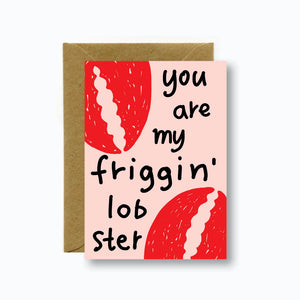 LOBSTER GREETING CARD