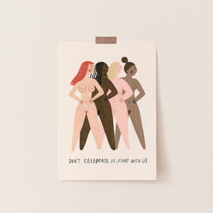 WOMEN'S DAY POSTCARD